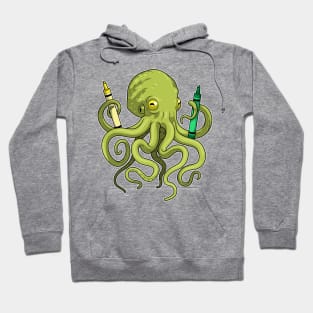 Octopus Pupil Crayons School Hoodie